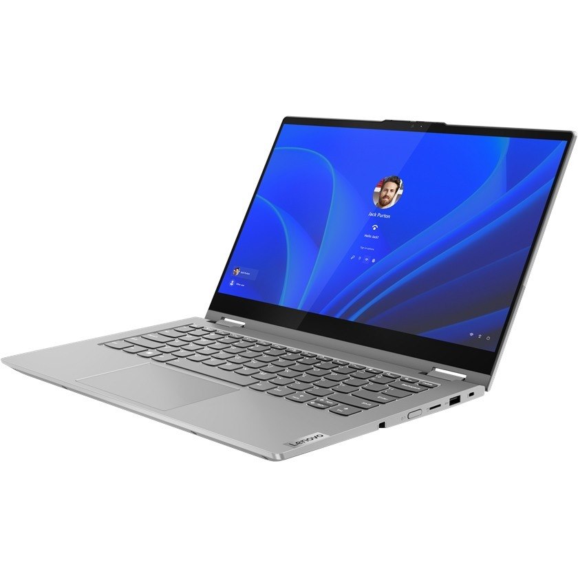 Lenovo ThinkBook 14s Yoga G2 IAP 21DM002AAU 14" Touchscreen Convertible 2 in 1 Notebook - Full HD - 1920 x 1080 - Intel Core i5 12th Gen i5-1235U Deca-core (10 Core) 1.30 GHz - 16 GB Total RAM - 8 GB On-board Memory - 512 GB SSD - Mineral Gray