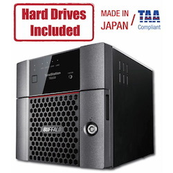 BUFFALO TeraStation 3220DN 2-Bay Desktop NAS 16TB (2x8TB) with HDD NAS Hard Drives Included 2.5GBE / Computer Network Attached Storage / Private Cloud / NAS Storage/ Network Storage / File Server