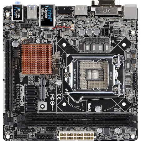 ASRock B150M-ITX/D3 Desktop Motherboard - Intel B150 Chipset - Socket H4 LGA-1151 - Mini ITX