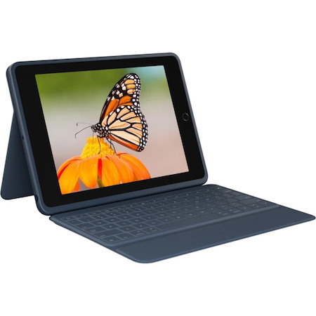 Logitech Rugged Combo 3 Rugged Keyboard/Cover Case Apple, Logitech iPad (8th Generation), iPad (7th Generation) Tablet