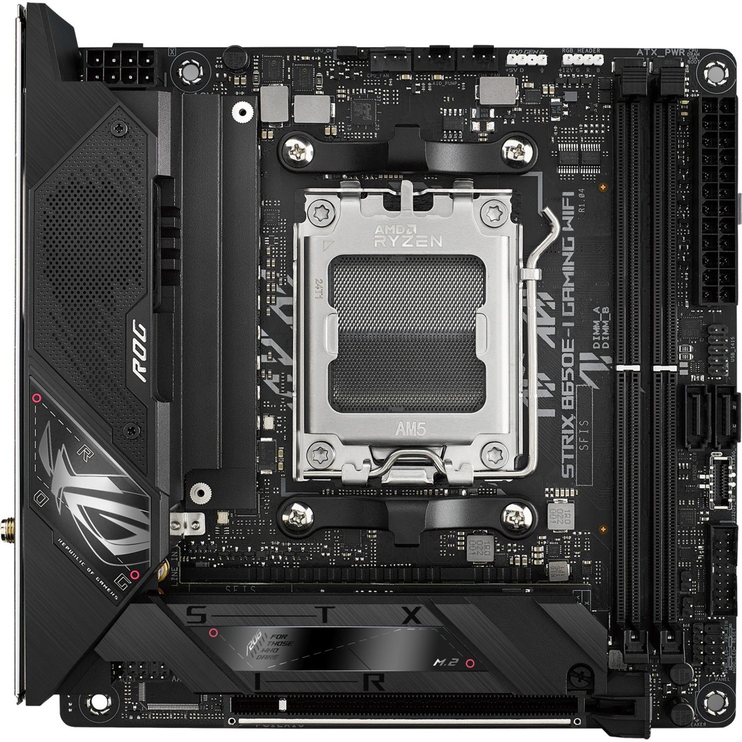 Asus ROG Strix B650E-I GAMING WIFI Gaming Desktop Motherboard - AMD B650 Chipset - Socket AM5 - Mini ITX