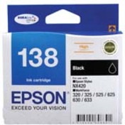 Epson DURABrite Ultra No. 138 Original Inkjet Ink Cartridge - Black Pack