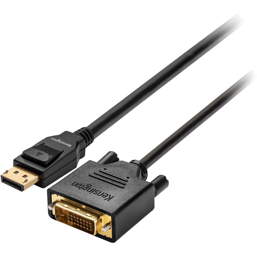 Kensington DisplayPort 1.1 (M) to DVI-D (M) Passive Unidirectional Cable, 6ft