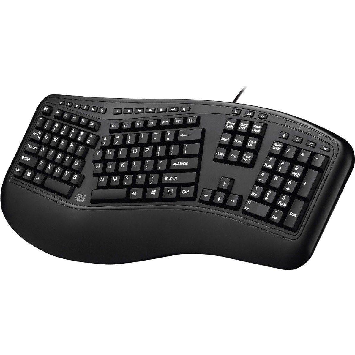 Adesso Desktop Ergonomic Keyboard (TAA Compliant)