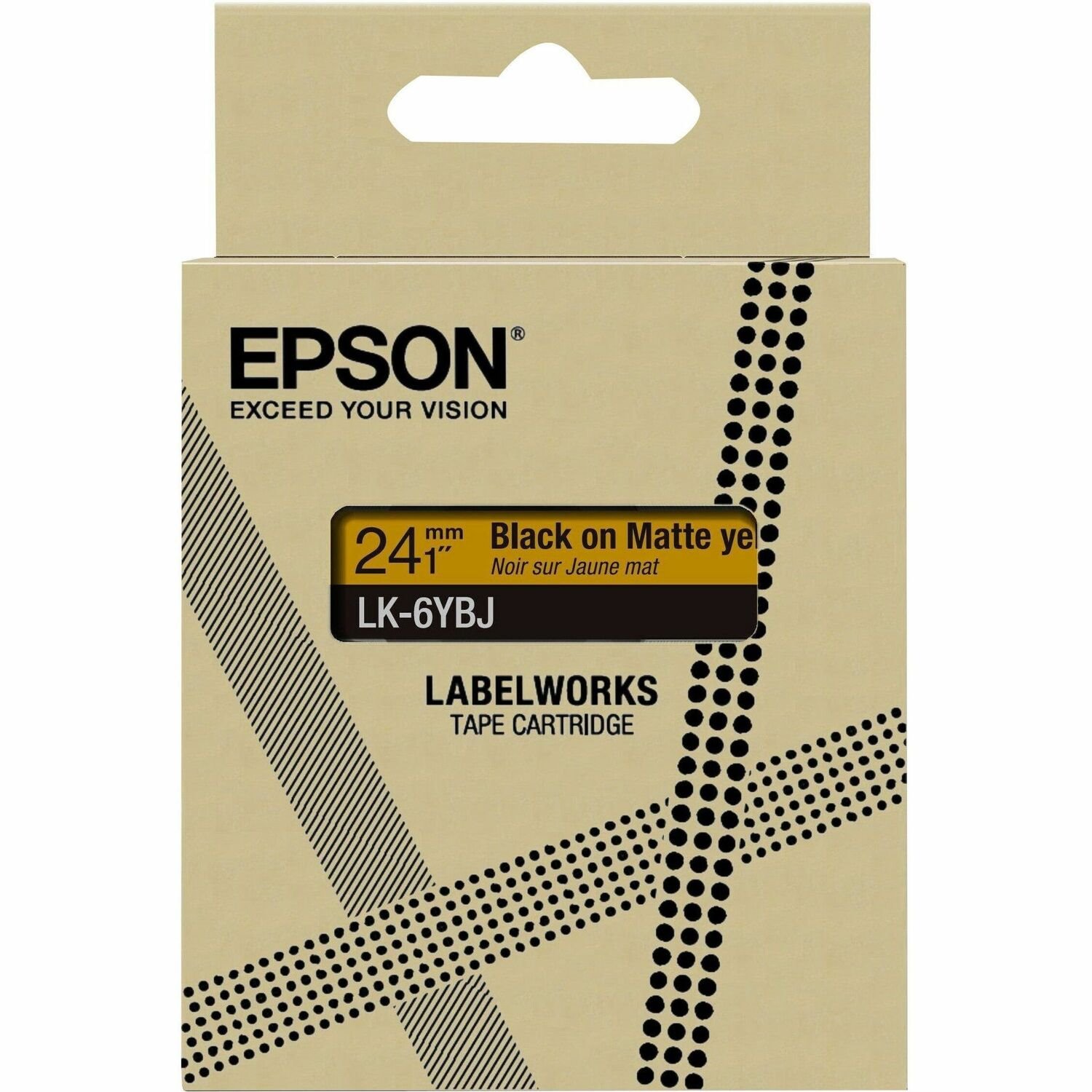 Epson LK-6YBJ Label Tape