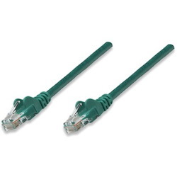 Network Patch Cable, Cat6, 2m, Green, CCA, U/UTP, PVC, RJ45, Gold Plated Contacts, Snagless, Booted, Lifetime Warranty, Polybag