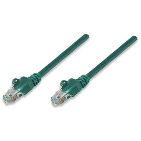 Network Patch Cable, Cat6, 2m, Green, CCA, U/UTP, PVC, RJ45, Gold Plated Contacts, Snagless, Booted, Lifetime Warranty, Polybag