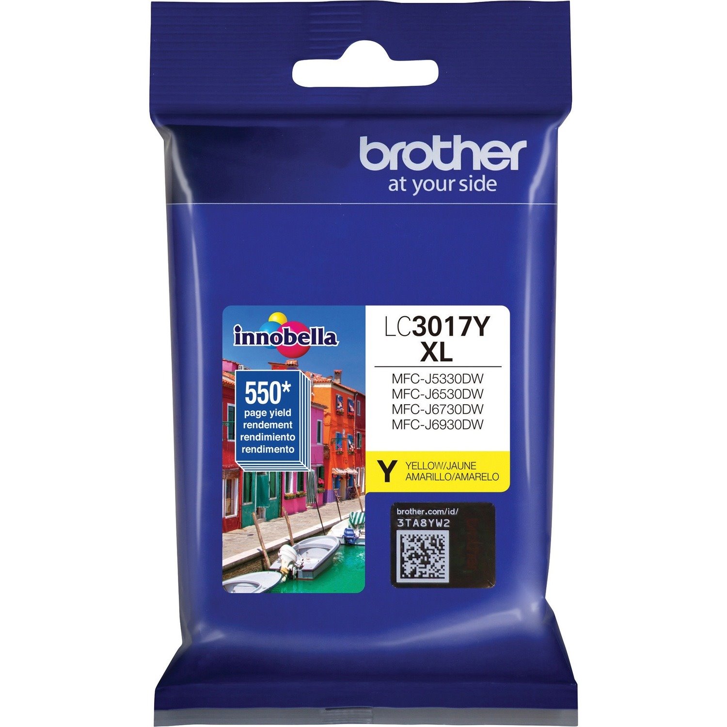 Brother Innobella LC3017Y Original High Yield Inkjet Ink Cartridge - Yellow - 1 / Pack