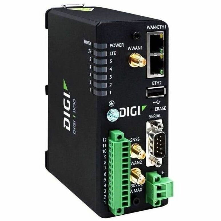 Digi Ix30-Pr - Priority, North America, Lte, Cat-7, Dual Ethernet, RS-232/422/48