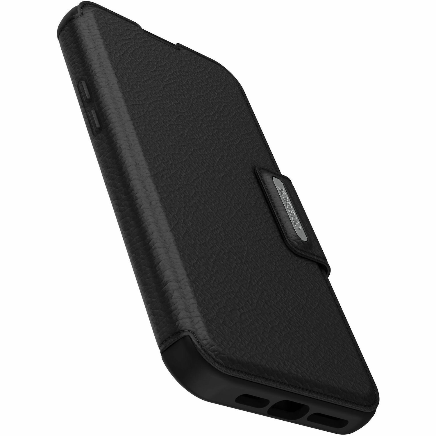 OtterBox Strada Carrying Case (Folio) Apple iPhone 15 Plus Smartphone - Black