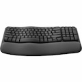 Logitech Wave Keys for Business Keyboard - Wireless Connectivity - USB Type A Interface - Graphite