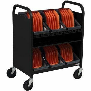 Bretford CUBE Transport Cart with Caddies - TVCT30CAD