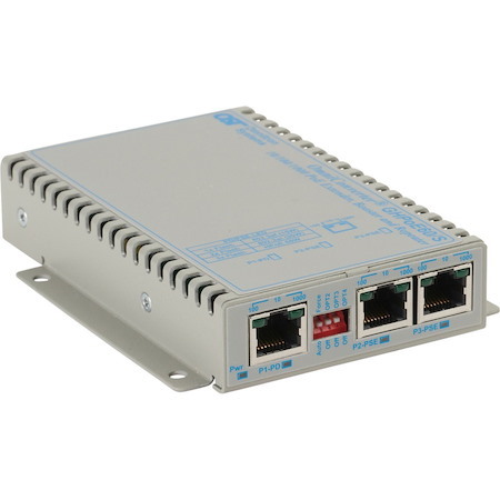 OmniConverter Unmanaged 60W Gigabit PoE Extender with Booster Technology