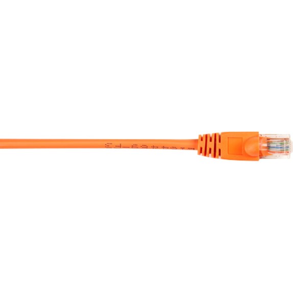 Black Box CAT5e Value Line Patch Cable, Stranded, Orange, 25-ft. (7.5-m), 25-Pack