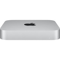 Apple Mac mini MGNR3X/A Desktop Computer - Apple M1 Octa-core (8 Core) - 8 GB RAM - 256 GB SSD - Mini PC - Silver