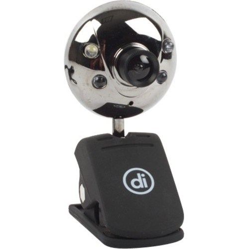 Digital Innovations ChatCam 4310100 Webcam - 1.3 Megapixel - Matte Black, Chrome - USB
