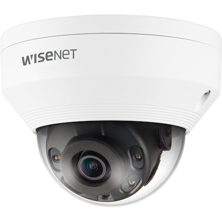 Wisenet QNV-8010R 5 Megapixel Outdoor Network Camera - Color - Dome - White - TAA Compliant