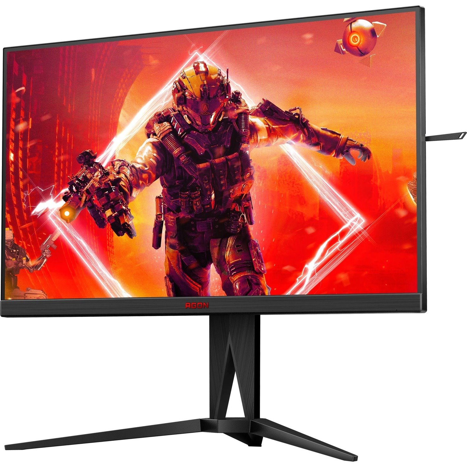 AOC AGON AG275QXN 27" Class WQHD Gaming LCD Monitor - 16:9 - Black, Red