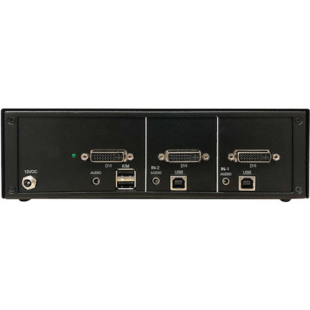 Tripp Lite by Eaton Secure KVM Switch, 2-Port, Single Head, DVI to DVI, NIAP PP4.0, Audio, TAA