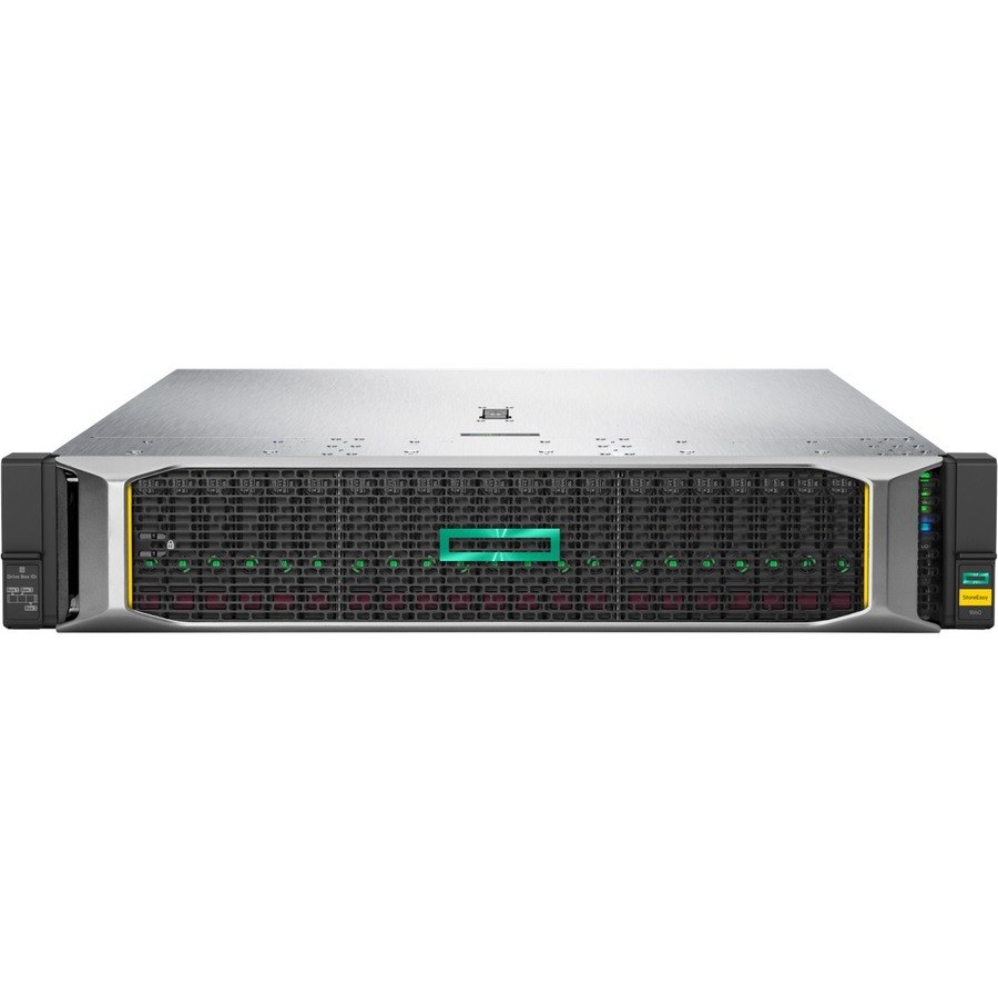 HPE StoreEasy 1860 24 x Total Bays SAN/NAS Storage System - Intel Xeon Silver 4208 Octa-core (8 Core) 2.10 GHz - 32 GB RAM - 2U Rack-mountable