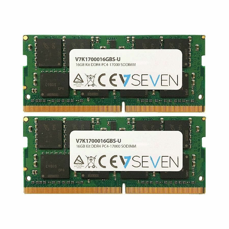 V7 16GB DDR4 PC4 17000 - 2133Mhz SO DIMM Notebook Memory Module