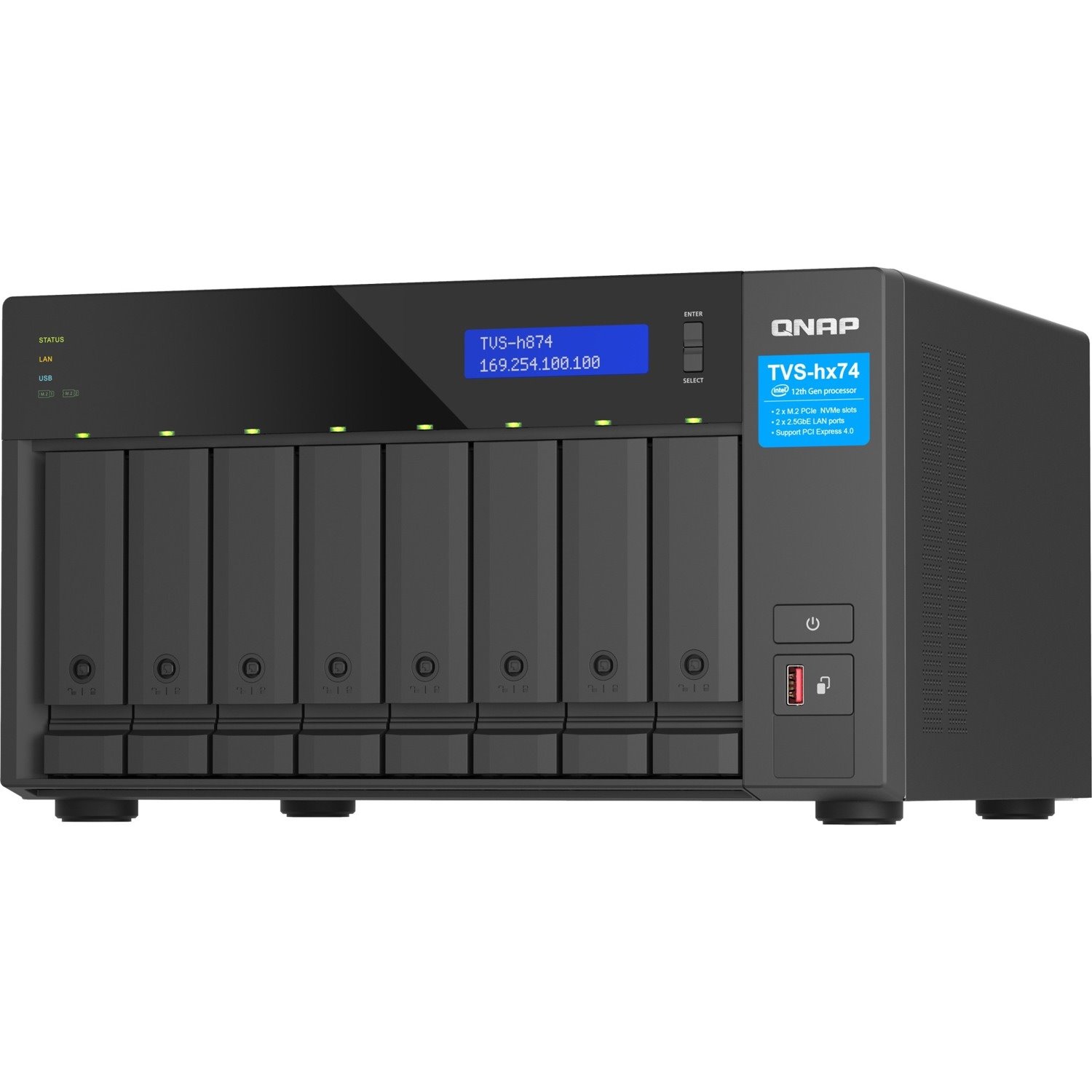 QNAP TVS-h874-i5-32G SAN/NAS Storage System