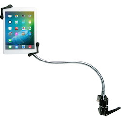CTA Heavy-Duty Gooseneck Clamp Stand for 7-13 Inch Tablets, including iPad 10.2-inch (7th/ 8th/ 9th Generation)