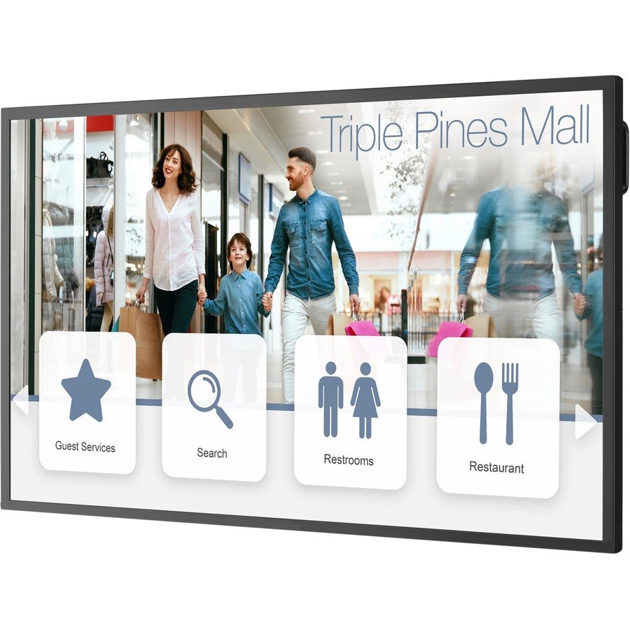 Sharp NEC Display 43" Ultra High Definition Commercial Display with pre-installed IR touch