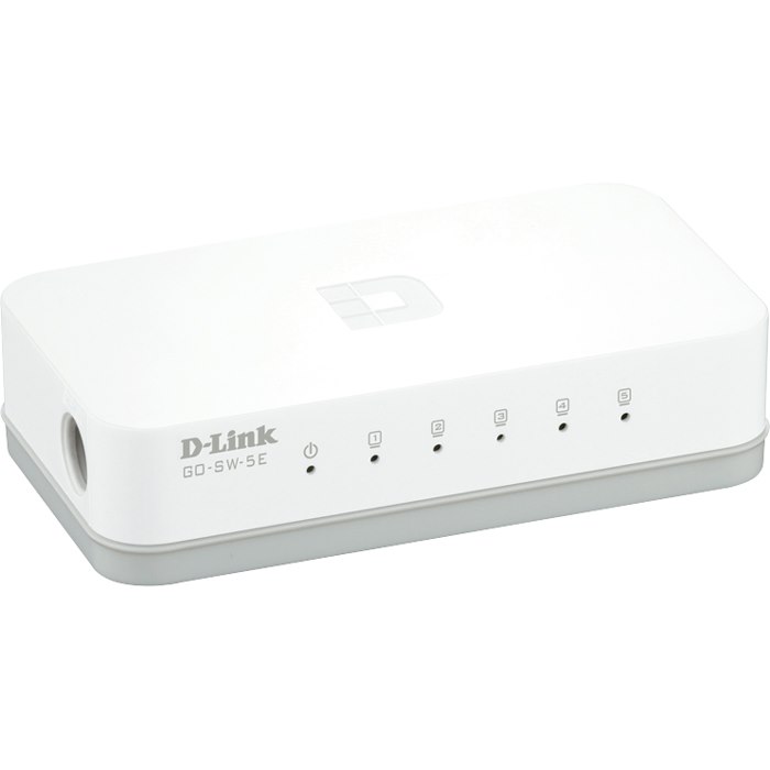 D-Link GO-SW-5E 5-Port 10/100 Unmanaged Desktop Switch