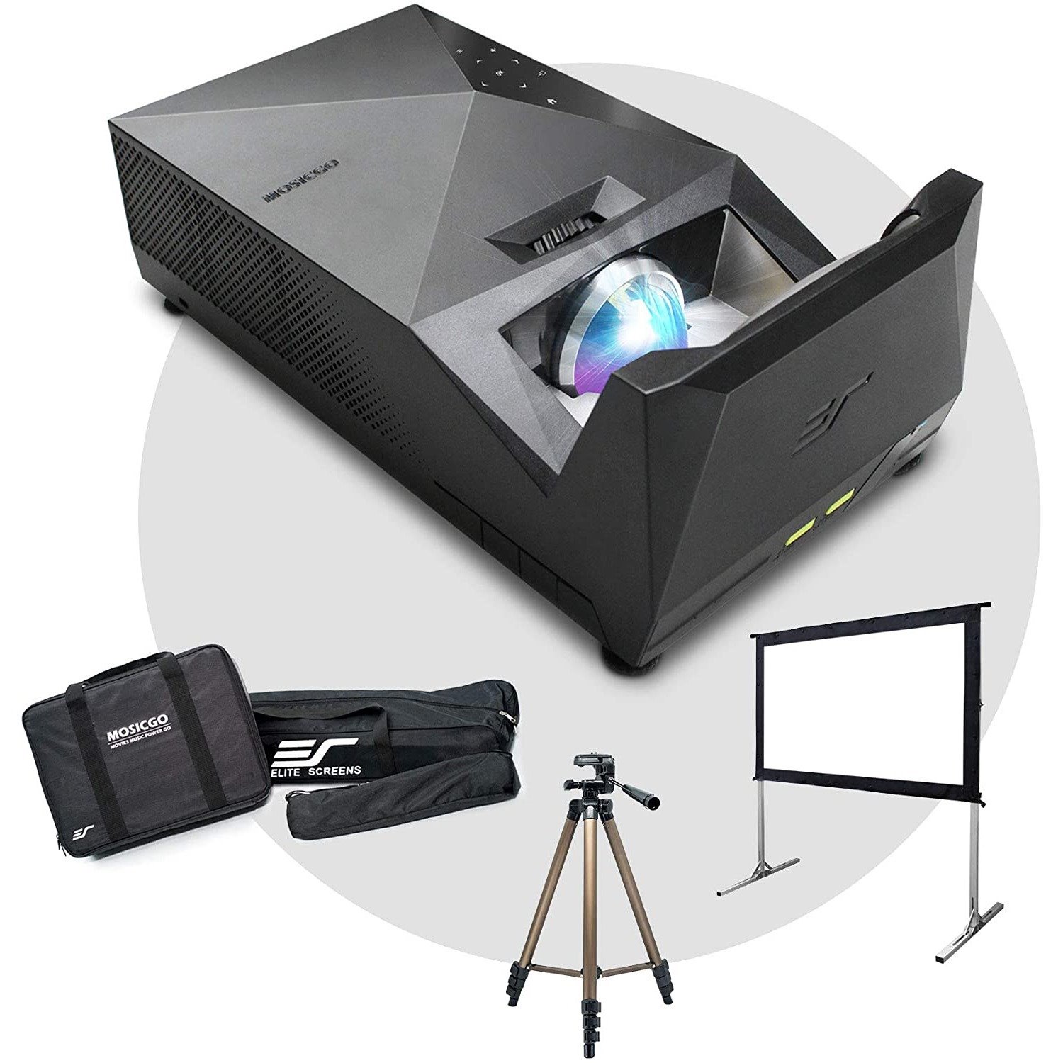 EliteProjector MosicGO Lite MGL-OM90 Ultra Short Throw DLP Projector - 16:9 - Portable - Black