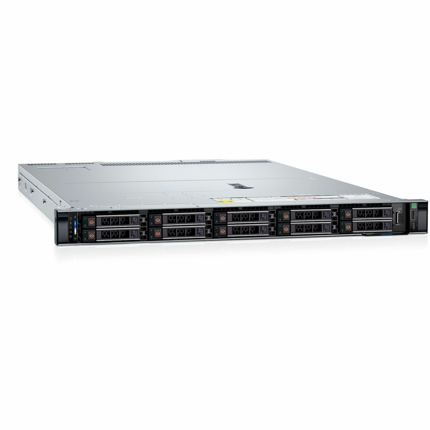 Dell EMC PowerEdge R660xs 1U Rack Server - 1 x Intel Xeon Silver 4410Y 2 GHz - 32 GB RAM - 480 GB SSD - (1 x 480GB) SSD Configuration - 12Gb/s SAS Controller