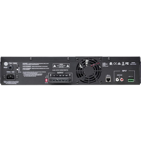 JBL Commercial Commercial 1300Z Amplifier - 300 W RMS - 1 Channel