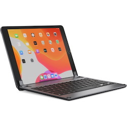 Brydge BRY80022 Keyboard/Cover Case for 10.2" Apple iPad (7th Generation), iPad (8th Generation) Tablet - Space Gray