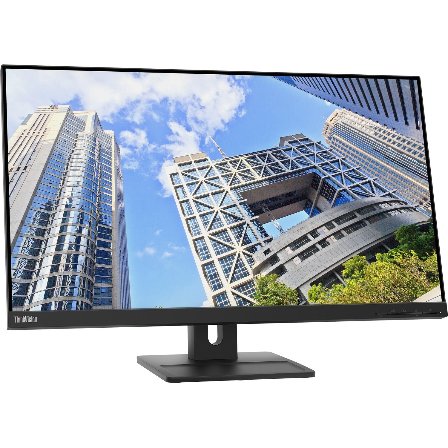 Lenovo ThinkVision E28u-20 28" Class 4K UHD LCD Monitor - 16:9 - Raven Black