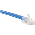 ENET Cat5e Blue 1 Foot Non-Booted (No Boot) (UTP) High-Quality Network Patch Cable RJ45 to RJ45 - 1Ft