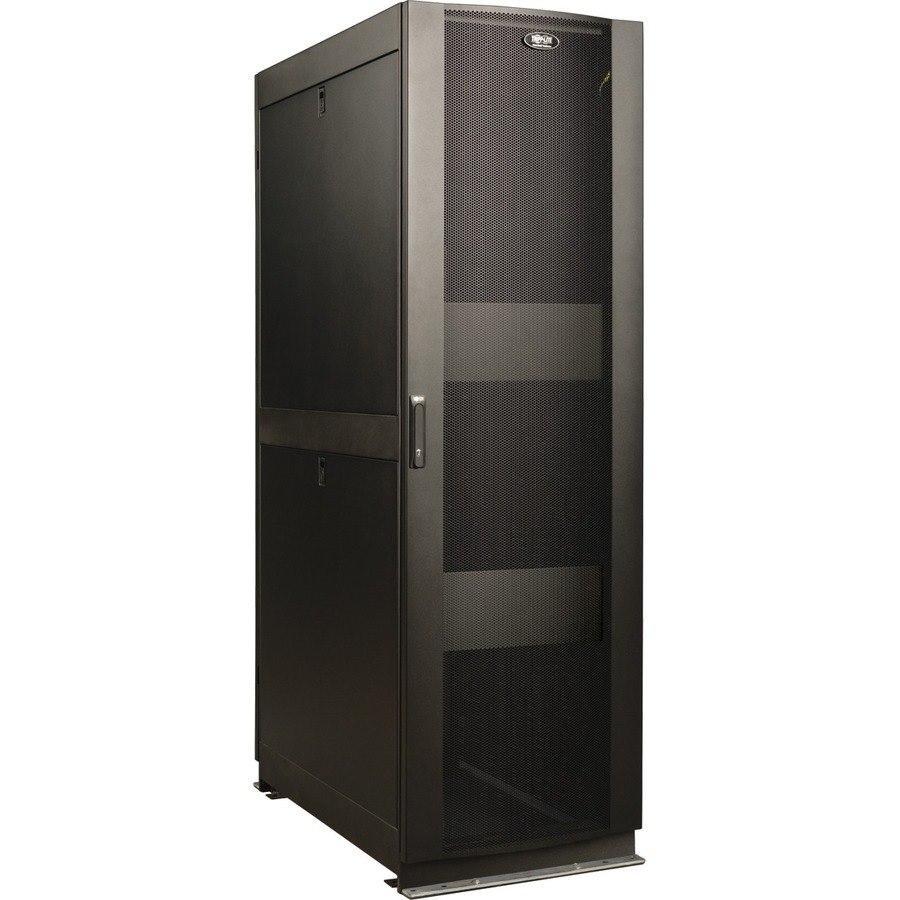 Eaton Tripp Lite Series 42U SmartRack Seismic-Certified Standard-Depth Rack Enclosure Cabinet with doors & side panels