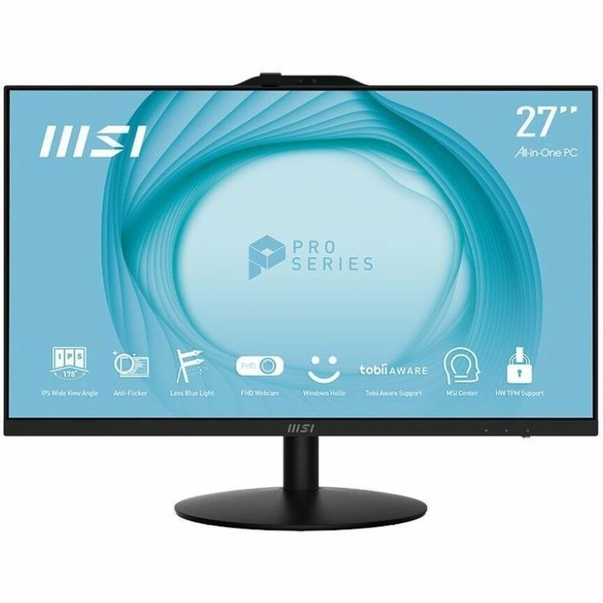 MSI PRO AP272 12M PRO AP272 12M-028US All-in-One Computer - Intel Core i5 12th Gen i5-12400 - 16 GB - 512 GB SSD - 27" Full HD - Desktop - Black