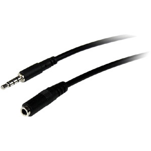 StarTech.com 2m 3.5mm 4 Position TRRS Headset Extension Cable - M/F