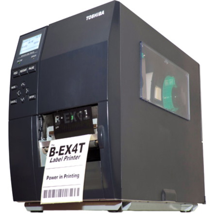 Toshiba B-EX4T2-HS Desktop Direct Thermal/Thermal Transfer Printer - Monochrome - Label Print - Fast Ethernet - USB