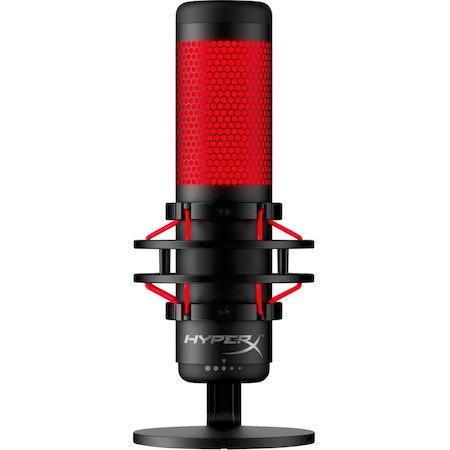 HyperX QuadCast Electret Condenser Microphone - Black, Red