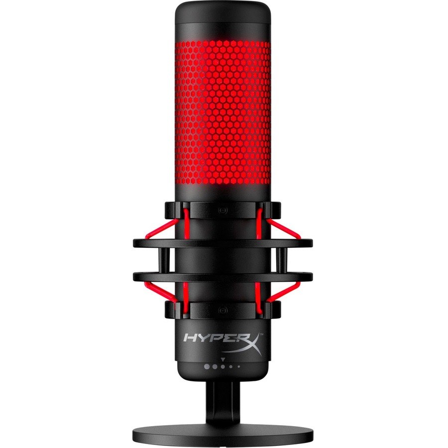 HyperX QuadCast Electret Condenser Microphone - Black, Red