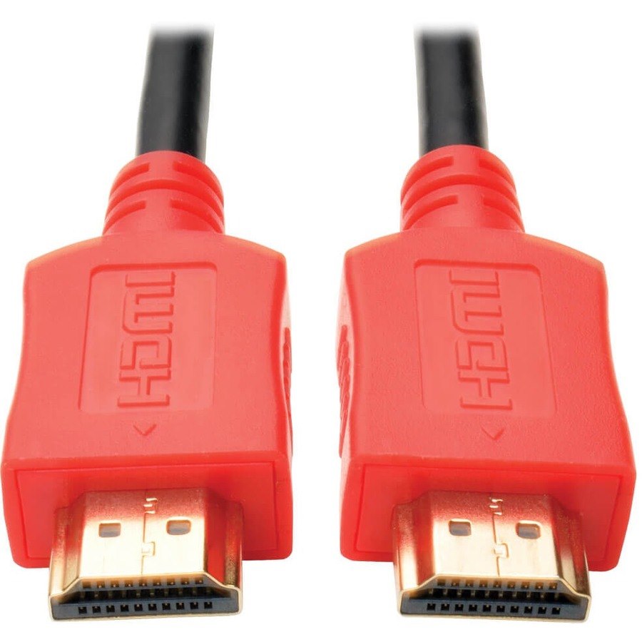 Eaton Tripp Lite Series High-Speed HDMI Cable, Digital Video and Audio, UHD 4K (M/M), Red, 6 ft. (1.83 m)