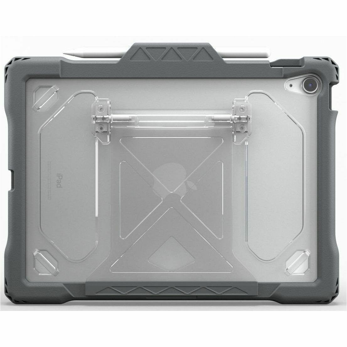 MAXCases Shield Extreme-X2 for iPad 10 10.9" (2022) (Black Bezel-Gray Case)