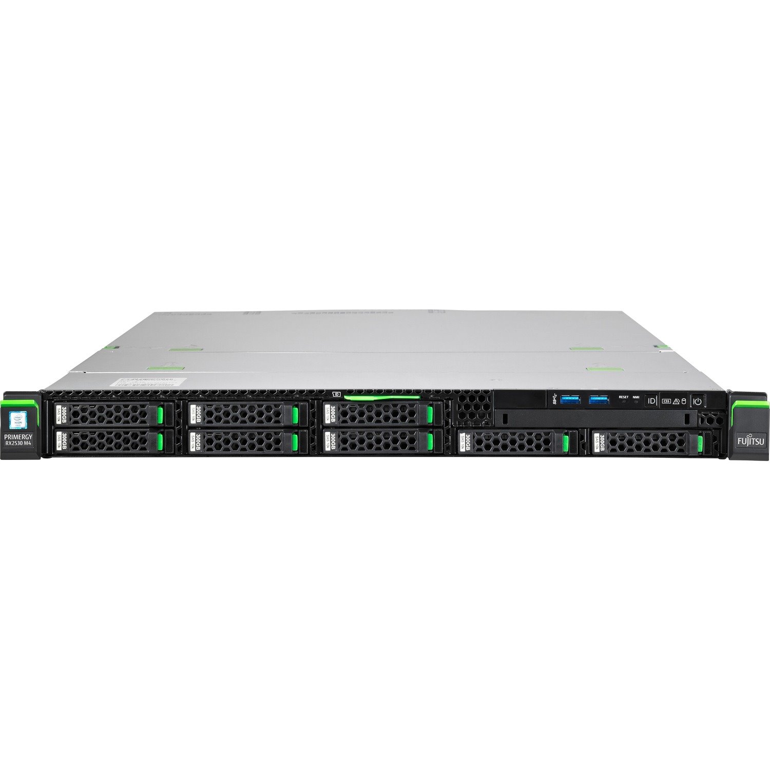 Fujitsu PRIMERGY Barebone System - 1U Rack-mountable - 2 x Processor Support