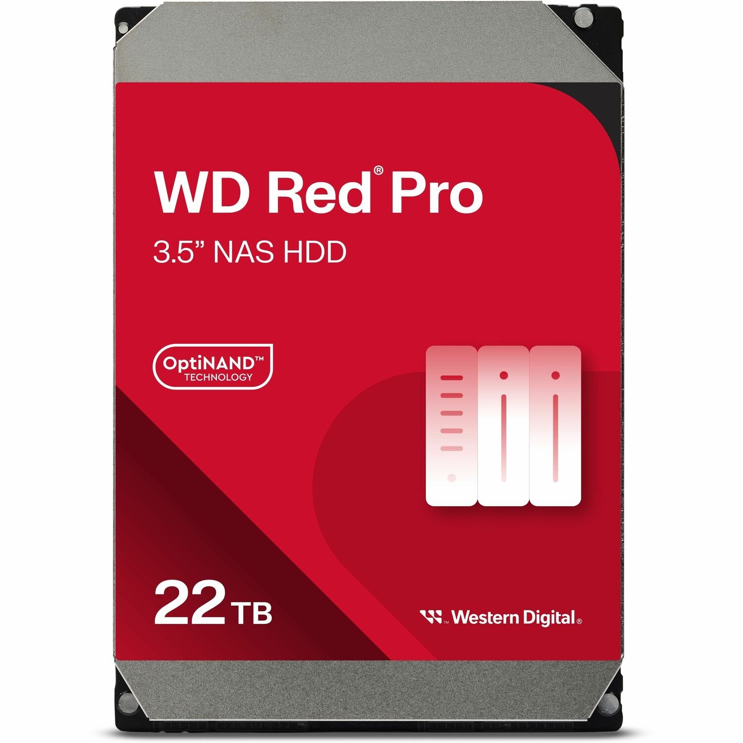 WD 22 TB Hard Drive - 3.5" - SATA - Red