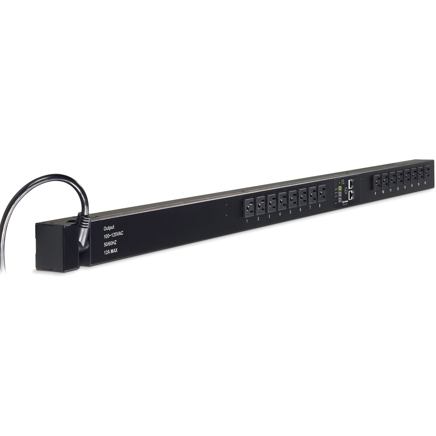 CyberPower PDU15MV16FNET 100 - 120 VAC 15A Monitored PDU