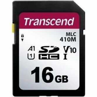 Transcend 410M 16 GB Class 10/UHS-I (U1) V10 SDHC