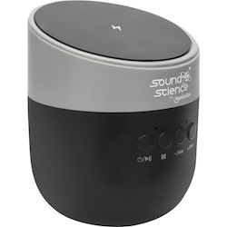 Manhattan Sound Science Portable Bluetooth Speaker System - 3 W RMS - Black, Grey