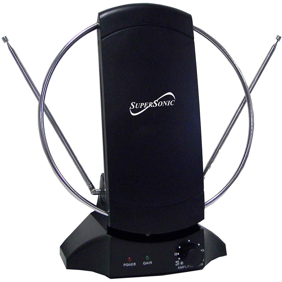 Supersonic SC-605 HDTV and Digital Amplified TV Indoor Antenna