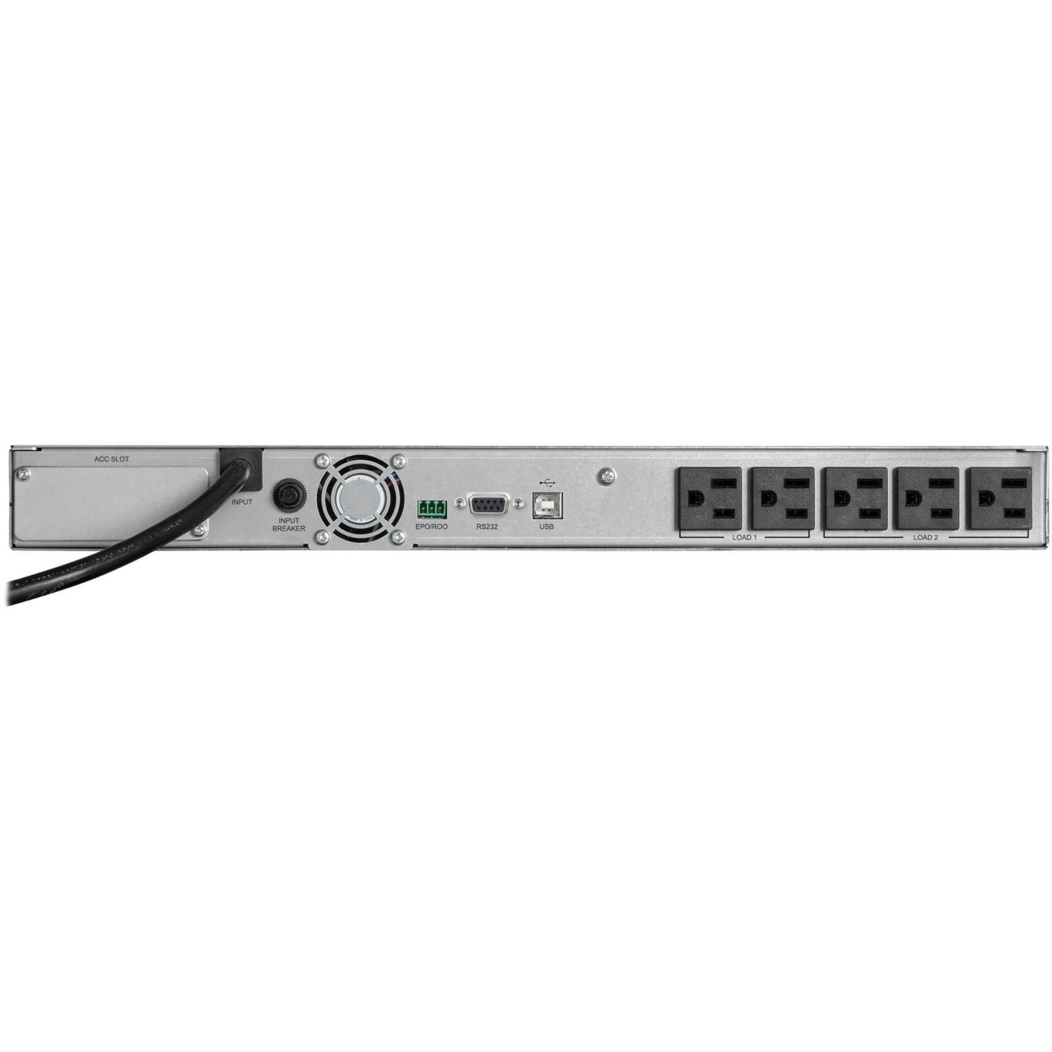 Tripp Lite by Eaton 1440VA 1100W 120V Line-Interactive UPS - 5 NEMA 5-15R Outlets, Network Card Option, USB, DB9, 1U Rack/Tower - Battery Backup
